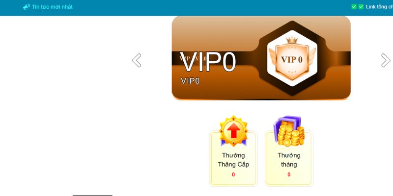 Nhà cái sẽ tự động nâng cấp thành viên VIP sau khi đủ điều kiện